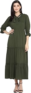 Robe décontractée pour femme en tissu rayonne de fil style. elle est étroite en haut et large en bas, de longueur moyenne. DIAYTAR COTE D'IVOIRE, c'est plus de 300 000 références pour vous permettre de trouver tout ce dont vous avez besoin en un seul endroit. En tant que leader du e-commerce en Côte d'Ivoire, nous proposons une gamme variée de produits allant de l'électronique à la mode, en passant par les produits ménagers et bien plus encore. Nous sommes là pour vous offrir la meilleure expérience d'achat en ligne.