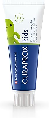 Dentifrice curaprox cs kids menthe, 60 ml - dentifrice pour enfants à partir de 6 ans avec 1450 ppm de fluorure - sans sls, microplastiques ni triclosan.. DIAYTAR COTE D'IVOIRE est une boutique en ligne généraliste proposant plus de 300 000 références de produits divers, faisant d'elle le leader du marché en Côte d'Ivoire. Avec une gamme variée de produits, elle répond aux besoins de tous les clients. Elle est la destination idéale pour faire vos achats en ligne.
