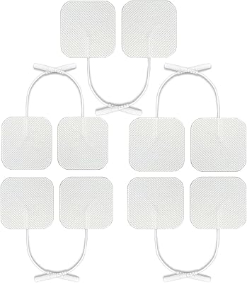 2"x2" électrodes pour unité de tennis pour masseur corporel de thérapie numérique ems