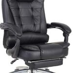 Chaise de bureau de direction bkwj, chaise d'ordinateur inclinable au design ergonomique, double