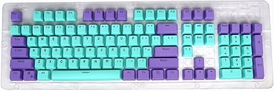 Jeu de 104 touches ppt transparentes rétroéclairées avec extracteur de touches compatibles avec clavier mécanique cherry mx diy (bleu cyan violet). DIAYTAR COTE D'IVOIRE est une boutique en ligne généraliste qui propose plus de 300 000 références de produits divers, allant de l'électronique aux vêtements en passant par les produits de beauté. Elle est reconnue comme l'une des boutiques en ligne les plus populaires de Côte d'Ivoire, offrant une large gamme de produits à des prix compétitifs. Avec une telle variété, les clients peuvent trouver tout ce dont ils ont besoin en un seul endroit.