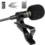 Microphone polaire suspendu professionnel omnidirectionnel avec système d'installation facile parfait pour l'enregistrement