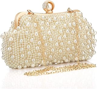 Sac de mariage pour femmes, sac à main avec poignée en perles, sac