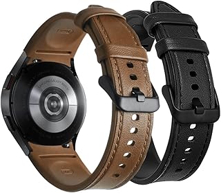 Bracelet de montre en cuir pour galaxy watch 4 4 classic 42