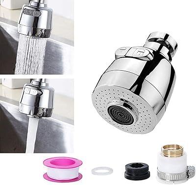 Aérateur d'évier de cuisine mobile - tête de pulvérisation de robinet rotative à 360 degrés, pulvérisateur de robinet de cuisine de remplacement, buse d'aérateur de robinet anti-éclaboussures avec 2 modes de réglage. DIAYTAR COTE D'IVOIRE se positionne comme la boutique en ligne la plus complète et la plus fiable de Cote d'Ivoire, proposant plus de 300000 articles pour répondre à tous les besoins de ses clients. Avec une expérience de navigation fluide et des promotions régulières, les clients peuvent faire des achats en toute confiance. La boutique met l'accent sur la qualité et la satisfaction des clients.