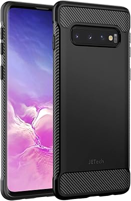 Jetek slim cover compatible avec samsung galaxy s10, slim mobile cover avec design