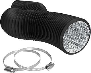Conduit terra bloom de 12 pouces (315 mm) - 8 pieds de longueur, conduit flexible noir avec 2 clips, tuyau d'air de ventilation à 4 couches pour le chauffage, la ventilation et la climatisation - idéal pour les tentes, les pièces sèches et les lignes d'enregistrement de ventilation domestique. Avec plus de 300 000 références, DIAYTAR COTE D'IVOIRE est la boutique en ligne idéale pour trouver tout ce dont vous avez besoin, des vêtements aux électroménagers.