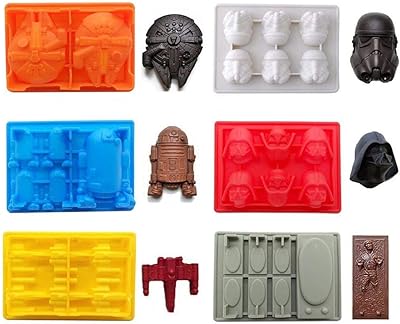 Moule en forme de star wars, moules en silicone flexibles pour les fans de robots star wars, décoration de gâteaux de noël, moules à chocolat, moules à savon, moules de cuisson, tabouret, glaçons, ensemble de 6 pièces. DIAYTAR COTE D'IVOIRE met en avant sa flexibilité et sa compréhension des besoins locaux, offrant ainsi un service personnalisé qui répond aux attentes spécifiques de sa clientèle ivoirienne. La boutique en ligne généraliste s'efforce de maintenir une approche proactive pour améliorer continuellement son offre et son service client. Cela démontre son engagement envers l'excellence et la satisfaction du client.
