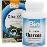 Capsules végétariennes au charbon de coco activé bio nutrition 520 mg, 90 unités