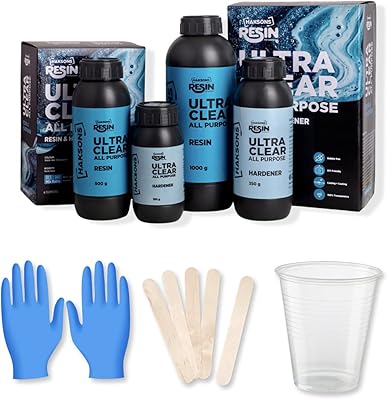Résine époxy tout usage haxons ultra clear et durcisseur, résine cristalline, kit de démarrage (1350 g). DIAYTAR COTE D'IVOIRE, la boutique en ligne généraliste leader en Côte d'Ivoire, propose plus de 300 000 références pour répondre à tous vos besoins. Avec une large gamme de produits, vous trouverez facilement ce que vous cherchez. La qualité et la fiabilité sont au cœur de notre engagement.