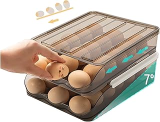 Plateau à œufs pour réfrigérateur amoli plateau rotatif automatique pour organisateur de 36