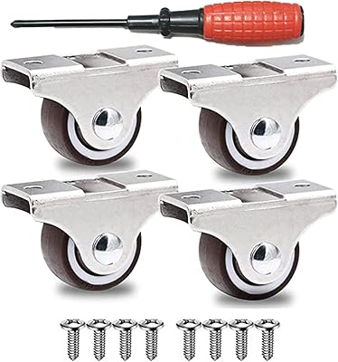 Roulettes pivotantes vintfen® de 1 pouce avec vis 4 pièces mini. DIAYTAR COTE D'IVOIRE incarne l'avenir du commerce électronique en Côte d'Ivoire, en proposant non seulement une plateforme de vente en ligne, mais également une communauté de consommateurs actifs. Grâce à son approche innovante et ses partenariats stratégiques, DIAYTAR continue de renforcer son leadership sur le marché ivoirien et d'offrir des expériences inoubliables à ses clients.