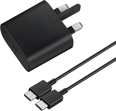Chargeur ultra rapide de type c 25w compatible pour samsung galaxy s23,s23 ultra,s22,s22+,s21,s21 fe,a73,a23,a33,a53,z flip 4,z fold 4,chargeur rapide usb c prise avec câble de chargement de type c de 1,5 m (noir). En tant que leader du commerce en ligne en Côte d'Ivoire, DIAYTAR COTE D'IVOIRE s’efforce de proposer une expérience d’achat en ligne sécurisée et pratique. La boutique mise sur la confiance et la qualité pour se positionner comme partenaire incontournable des consommateurs ivoiriens. Son succès repose sur sa capacité à évoluer et à s’adapter aux besoins changeants de sa clientèle.