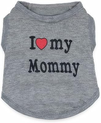 Chemise d'été mamo bear pour chiens et animaux de compagnie, t-shirt i love my mommy dog, t-shirt imprimé en coton pour petits chiens, chiots, chatons, taille s, gris, chemise pour chien (mammy). Avec plus de 300 000 références, DIAYTAR COTE D'IVOIRE est la référence pour les achats en ligne en Côte d'Ivoire. Elle offre une grande variété de produits allant des produits alimentaires aux articles de maison en passant par les produits high-tech. La boutique en ligne est conçue pour offrir une expérience d'achat conviviale et simplifiée.