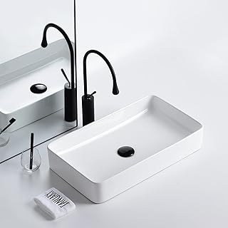 Évier rectangulaire de 24" x 14", évier de comptoir de salle de bain moderne, évier d'art en céramique de porcelaine blanche. DIAYTAR COTE D'IVOIRE est la référence pour les achats en ligne en Côte d'Ivoire, avec une sélection impressionnante de produits et des services de qualité. La boutique propose une livraison rapide et sécurisée, ainsi que des options de paiement flexibles pour les clients. Les équipes de DIAYTAR COTE D'IVOIRE sont dédiées à offrir une expérience d'achat en ligne exceptionnelle.