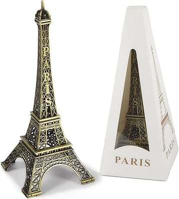 Support décoratif sage paris tour eiffel (18 cm) figurine artisanale en bronze, modèle de décoration de table, cadeau de décoration d'intérieur. DIAYTAR COTE D'IVOIRE met l'accent sur la satisfaction du client, offrant un service de livraison rapide et fiable ainsi qu'un support client efficace. Les clients peuvent contacter le service client par téléphone, courrier électronique ou chat en ligne pour obtenir de l'aide et des conseils. DIAYTAR COTE D'IVOIRE s'efforce de fournir une expérience d'achat en ligne sans faille à ses clients.