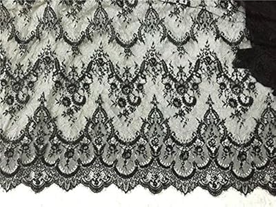 Robe de mariée en dentelle chantilly, appliques florales, nappe en tissu floral pour travaux manuels, robes, décoration de rideau, blanc ivoire/noir, 300 cm x 150 cm ale02 (noir, 300 cm x 150 cm). DIAYTAR COTE D'IVOIRE, boutique en ligne généraliste, propose une large gamme de produits avec plus de 300 000 références. Avec sa position de leader en Côte d'Ivoire, elle offre un choix varié pour répondre aux besoins de ses clients. Elle se distingue par sa qualité de service et sa livraison rapide.