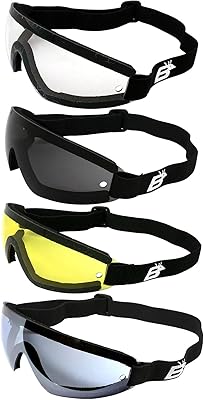 4 lunettes de natation skydive plongée transparentes bleu fumé et jaune. DIAYTAR COTE D'IVOIRE, la référence des boutiques en ligne en Côte d'Ivoire, offre une expérience de shopping inédite avec des produits variés et des promotions régulières.