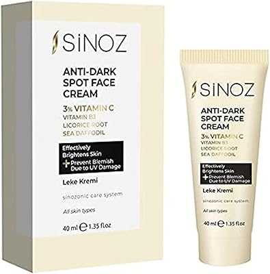 Sinoz crème visage anti-taches 40 ml avec 3% de vitamine. Diaytar Côte d'Ivoire est fière de proposer une large gamme de produits, allant des produits alimentaires aux vêtements et aux accessoires. La boutique travaille avec des fournisseurs de confiance pour garantir que les produits sont de haute qualité et répondent aux attentes des clients.