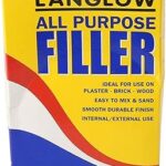 Pâte de remplissage de fissures l'anglo (1,5 kg, blanche)