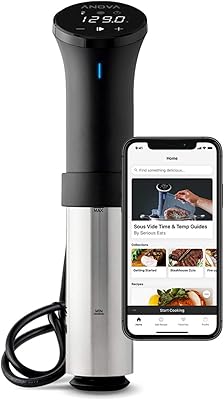 Cuiseur de précision culinaire anova an500-us00 sous vide (wi-fi), 1000 w | comprend