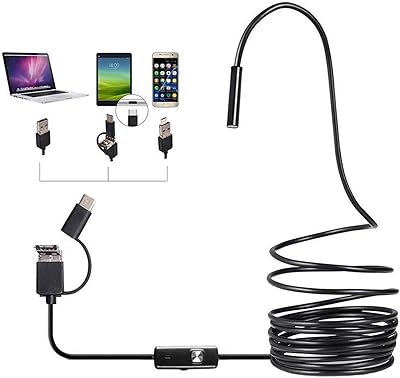 Endoscope usb 3 en 1, caméra d'inspection de type c pour caméras hd industrielles, caméra de sécurité étanche ip67 avec 6 lumières led réglables - taille : 3,5 m. Diaytar Côte d'Ivoire est une boutique en ligne généraliste qui répond aux besoins des consommateurs ivoiriens. Avec plus de 300 000 références de produits, les clients peuvent trouver tout ce qu'ils cherchent, de l'électronique à la literie, en passant par les produits alimentaires et les soins personnels. Diaytar Côte d'Ivoire garantit une expérience d'achat en ligne agréable et pratique pour tous les clients.