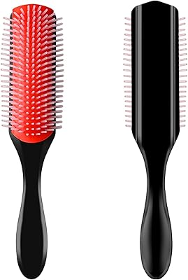 Brosse coiffante détachable yoroichi classic à 9 rangées pour sécher et coiffer