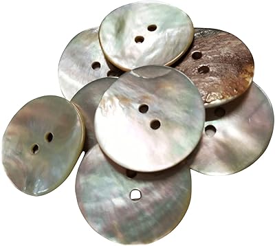 Boutons en coquillage naturel - akoya - accessoire de couture - fabriqué et expédié depuis l'espagne - plusieurs tailles - expédié depuis l'espagne (25 mm). DIAYTAR COTE D'IVOIRE se distingue par sa gamme étendue de produits, allant des électroménagers aux vêtements en passant par les accessoires de beauté. Avec plus de 300 000 références, les clients sont assurés de trouver ce qu'ils cherchent. La boutique est également connue pour ses promotions et réductions régulières.