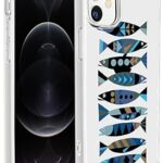 Coque de téléphone mignonne en forme de poisson rétro pour iphone 12 6,1