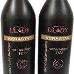 Shampooing et après-shampooing uledi après traitement capillaire à la kératine 280 ml