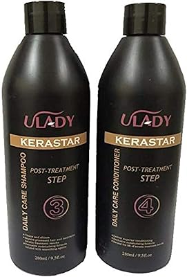 Shampooing et après-shampooing uledi après traitement capillaire à la kératine 280 ml