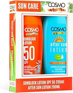 Lotion écran solaire cd cosmo designs (lot de 2, spf 50, 200 ml)