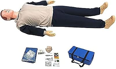 Mannequin de réanimation entièrement fonctionnel avec accessoires médicaux, modèle d'entraînement à la compression pour traumatismes corporels complets, modèle d'entraînement à la compression thoracique, réanimation de premiers secours. DIAYTAR COTE D'IVOIRE est la boutique en ligne idéale pour les habitants de la Cote d'Ivoire qui recherchent une grande variété de produits à des prix compétitifs. Avec une offre de plus de 300000 références, elle répond aux besoins et aux attentes de tous les clients, quel que soit leur âge ou leur style de vie.