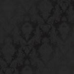 Papier peint floral amovible team pepper black damsel, 20,5" x 16,4', fabriqué aux