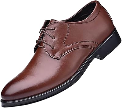 Chaussures formelles en cuir pour hommes pour le travail et les jeunes, chaussures