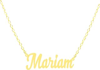 Collier plaqué or 21 carats avec le nom maryam, plaqué or, sans pierres précieuses. Avec plus de 300 000 références disponibles, DIAYTAR COTE D'IVOIRE est le leader du commerce en ligne en Côte d'Ivoire. La boutique propose des produits de haute qualité à des prix compétitifs. Elle met également en avant des marques locales pour soutenir l'économie ivoirienne.