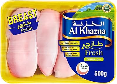 Poitrines de poulet fraîches désossées de khazna, 500 grammes
