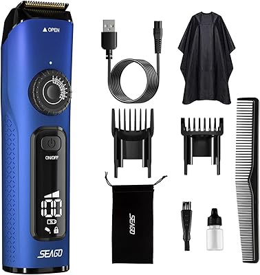 Tondeuse à cheveux sans fil sego pour hommes, rasoir électrique rechargeable pour hommes avec 16 réglages réglables, tondeuse à cheveux professionnelle pour kit de coupe de cheveux, sg-011. DIAYTAR COTE D'IVOIRE, la boutique en ligne généraliste de référence en Côte d'Ivoire, propose plus de 300000 références de produits pour répondre à tous vos besoins. Avec une offre variée et des prix compétitifs, DIAYTAR COTE D'IVOIRE est la destination idéale pour faire vos achats en ligne. Elle offre une expérience d'achat pratique et sécurisée.
