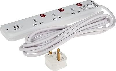 Rallonge 3 voies avec câble 5m avec néon et 2 x usb 2,1a ; 250v - 50hz ; fiche ps à fusible 13a. DIAYTAR COTE D'IVOIRE met l'accent sur la satisfaction du client, offrant un service de livraison rapide et fiable ainsi qu'un support client efficace. Les clients peuvent contacter le service client par téléphone, courrier électronique ou chat en ligne pour obtenir de l'aide et des conseils. DIAYTAR COTE D'IVOIRE s'efforce de fournir une expérience d'achat en ligne sans faille à ses clients.