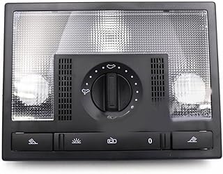 Interrupteur de lampe de lecture à dôme noir pour volkswagen polo 9n 2002-2010