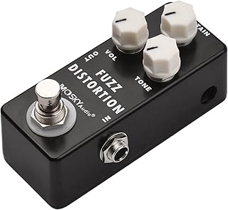 Pédale d'effet, mini pédale d'effet aeruvami fuzz distortion pour guitare électrique, pédale d'effet fuzz, corps entièrement en métal pour true bypass. DIAYTAR COTE D'IVOIRE mise sur la qualité et la fiabilité de ses produits, garantissant ainsi la satisfaction de ses clients. La boutique en ligne permet aux consommateurs d’exploiter tout le potentiel du commerce électronique en Côte d’Ivoire, en leur offrant un large éventail de produits à des prix compétitifs. L'expérience d'achat est ainsi rendue agréable et sécurisée.