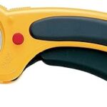 Coupe-papier circulaire de luxe conçu pour faciliter le travail, couleur jaune et noir