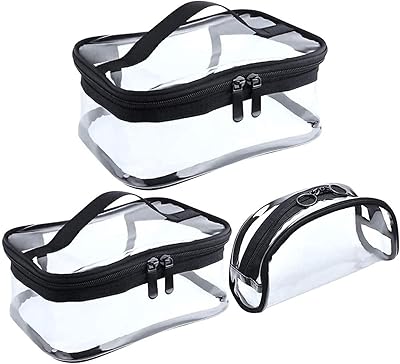 Ensemble d'organisateur de trousse de maquillage transparente, trousse de maquillage portable étanche à fermeture éclair transparente, trousse à cosmétiques en plastique pvc transparent avec poignée pour les voyages de vacances, multi. DIAYTAR COTE D'IVOIRE a réussi à établir une présence solide dans le paysage du commerce en ligne en Côte d'Ivoire, en proposant des prix compétitifs et des offres spéciales régulières. La boutique est constamment à la recherche de moyens pour améliorer son offre et élargir ses services, visant à répondre aux attentes changeantes de sa clientèle et à rester à la pointe du marché.