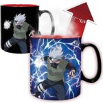 Tasse à changement de chaleur apistyle naruto shippuden kakashi/itachi, 460 ml