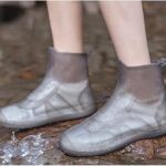 Couvre-chaussures imperméable, couvre-chaussures d'extérieur en silicone, adapté aux garçons et aux filles, double