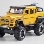 Voiture jouet moulée sous pression mercedes 6 x g63 amg à l'échelle 1:24