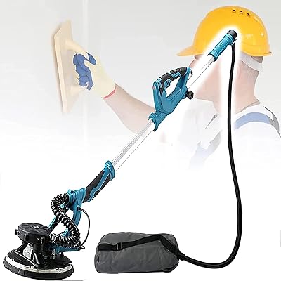 Ponceuse électrique pour cloisons sèches à tête rotative led de 1800 watts