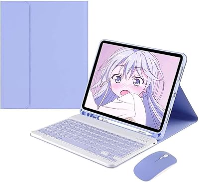 Étui avec clavier arabe et anglais pour ipad air 5e génération (2022) /