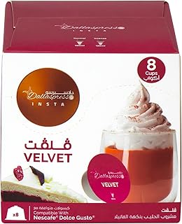 Capsules de latte en velours dallaspresso, capsules de latte compatibles dolce gusto, capsules