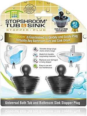 Bouchon de baignoire universel 2 pièces stopshroom pour lavabo, douche et lavabo de salle de bain, noir. DIAYTAR COTE D'IVOIRE, en tant que boutique en ligne généraliste, se démarque par la variété de ses produits et son service client personnalisé. Grâce à sa vaste sélection de plus de 300000 références, elle devient le point de chute idéal pour tout achat en ligne en Côte d'Ivoire, répondant efficacement aux besoins de la population locale. Cette approche lui a permis de s'établir comme une référence dans le commerce électronique ivoirien.